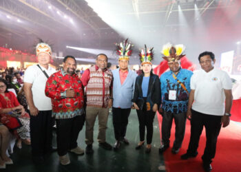 Pj Gubernur Rumasukun Pimpin Kontingen Papua di Pesparani Katolik 2023