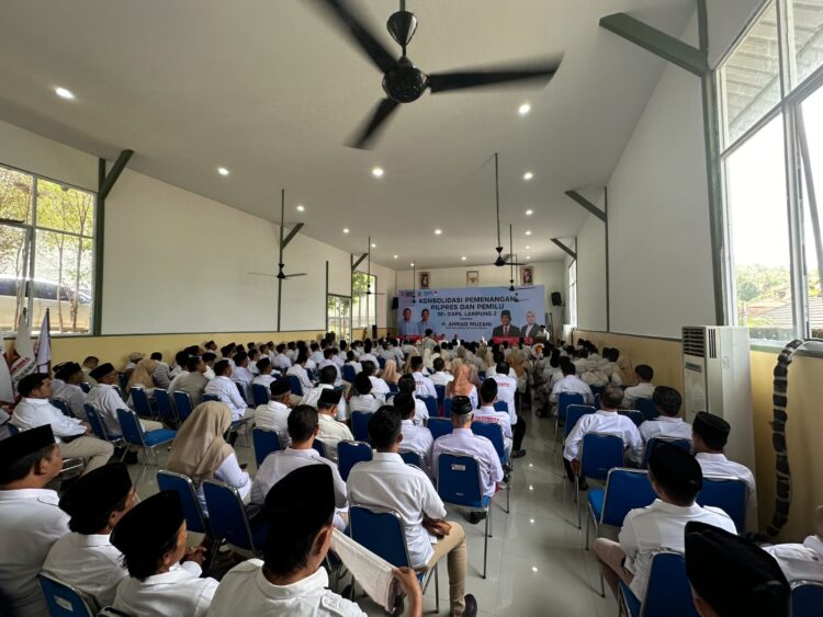 Gerindra Targetkan Prabowo-Gibran Menang 63 Persen di Lampung