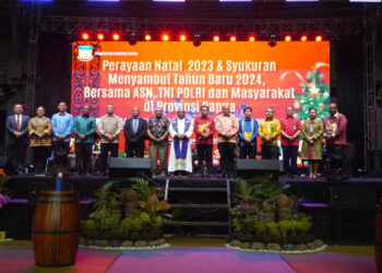 Perayaan Natal Pemda dan Masyarakat Papua 2023, Pj Gubernur : Mari Bersatu dan Berdoa bagi Kemajuan Daerah