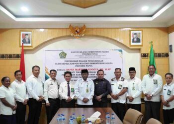 Kakanwil Apresiasi Pj. Bupati Tolikara selaku Tokoh Pemelihara Kerukunan umat Beragama