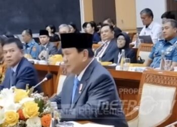 Rapat Terakhir Bersama Komisi I DPR RI, Prabowo Pamit dan Mohon Maaf