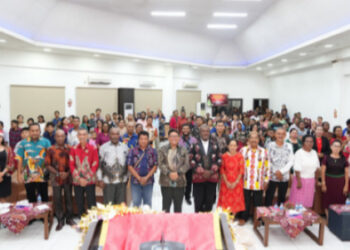 Perayaan Natal Bersama Keluarga Besar Dinas Kominfo Provinsi Papua