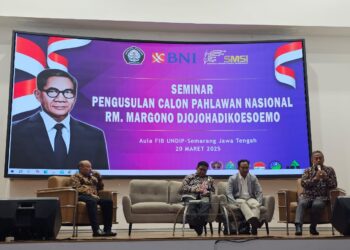 Seminar Provinsi Jawa Tengah: Kolaborasi SMSI dan Undip Perjuangkan RM Margono Djojohadikusumo Jadi Pahlawan Nasional