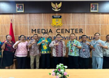 Dinas Kominfo Papua dan Telkomsel Perkuat Kolaborasi Perluas Cakupan Sinyal