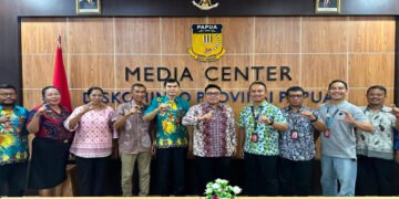Dinas Kominfo Papua dan Telkomsel Perkuat Kolaborasi Perluas Cakupan Sinyal