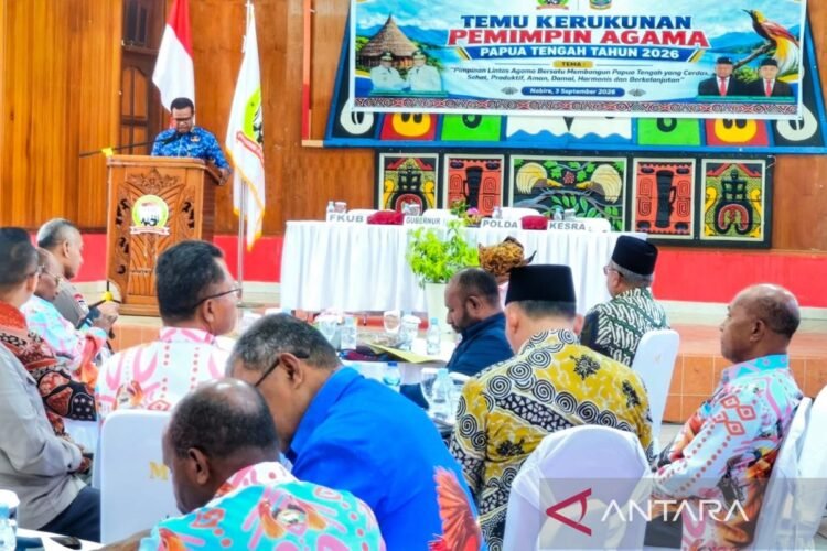 Pemprov Papua Tengah Gandeng Pemimpin Agama dan FKUB Cegah Hoaks serta Konflik Sosial